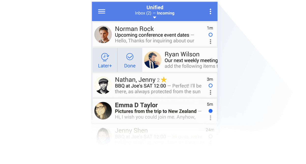 Snooze email for later