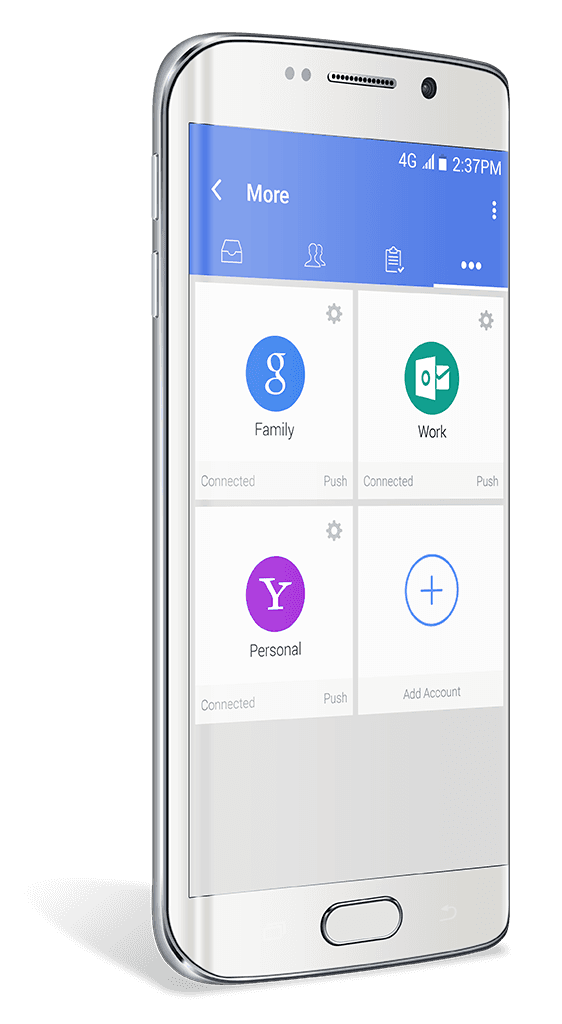 Account sync status