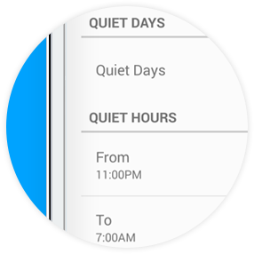Do Not Disturb settings