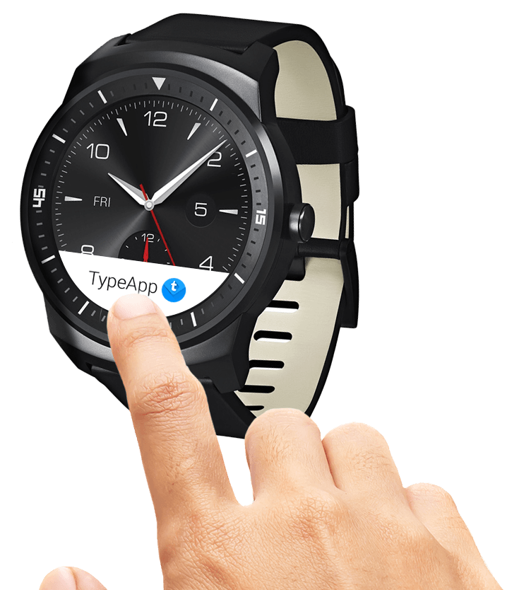 TypeApp Android Wear