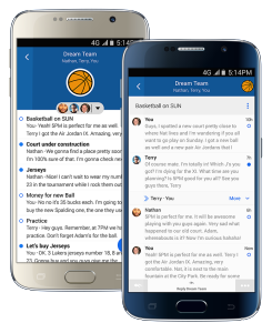 BlueMail Group Conversation